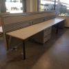 used knoll benching desks